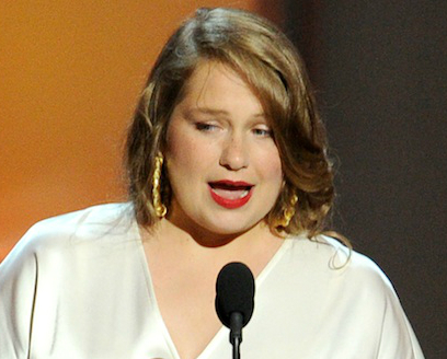 Padma Lakshmi Recycles a Red Evening Gown to the 2018 Emmys