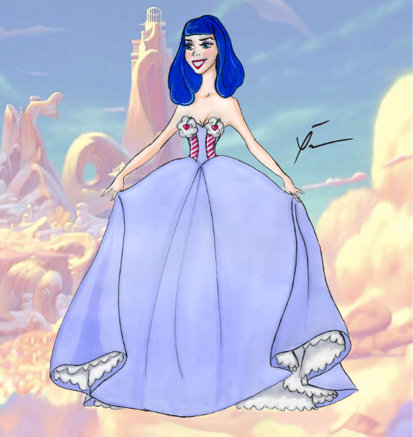 Katy Perry as Disney Princess