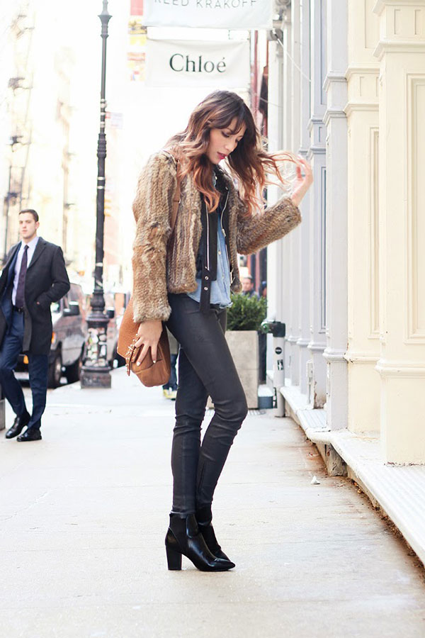 Winter Fashion Tips for Longer Legs: Pointy Boots