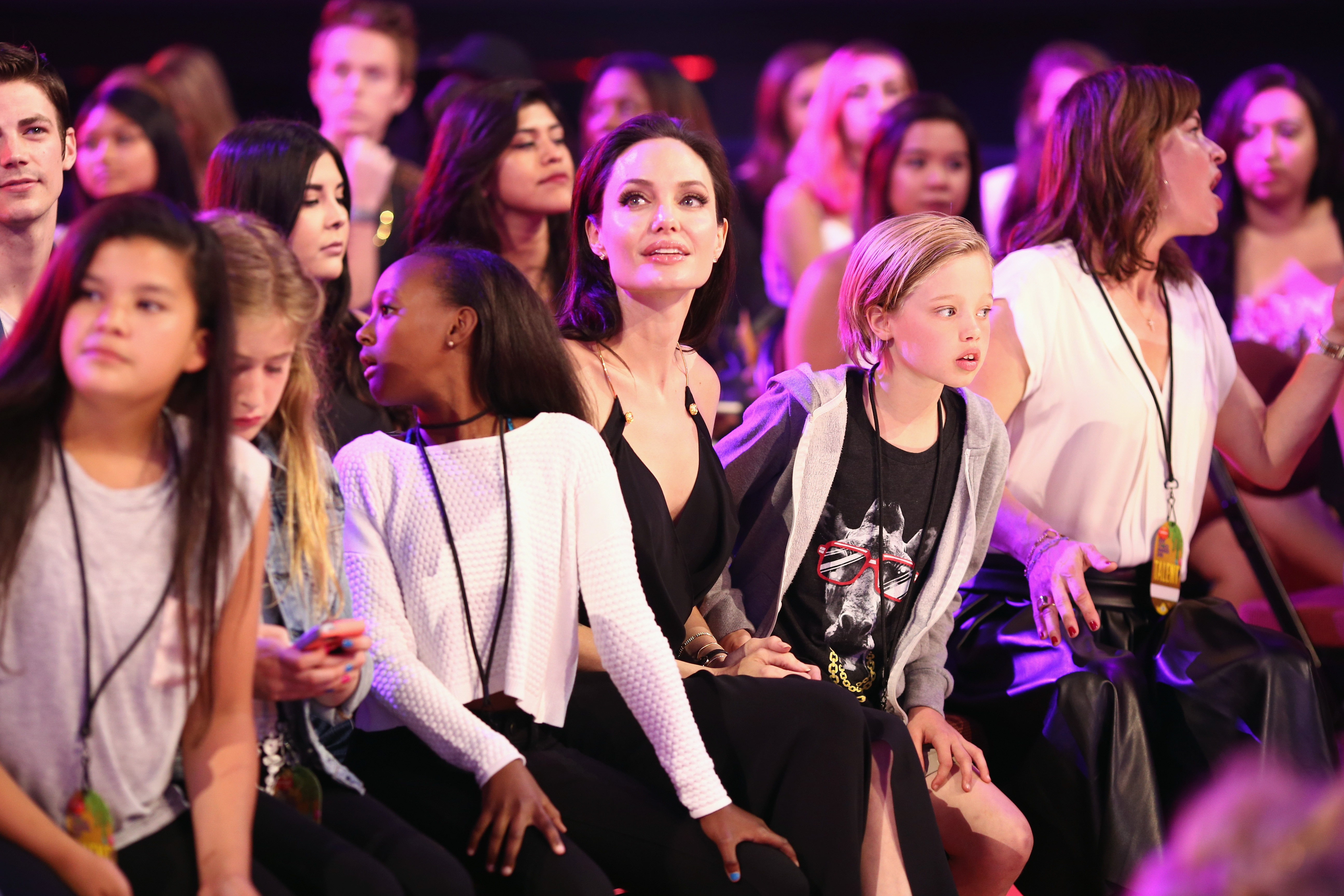 Angelina Jolie Ruled the Kid's Choice Awards With Moving Speech—and Adorable Daughters