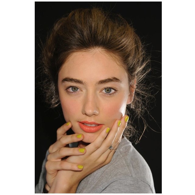 NYFW SS 2012 Beauty Trend Spotter: Brighten Yellow Lids