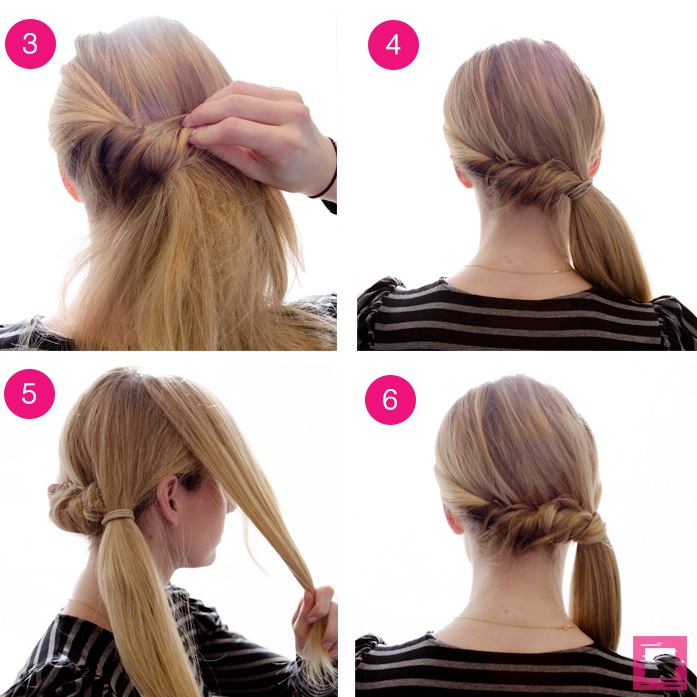 How Get Reverse Topsy Tail Bun
