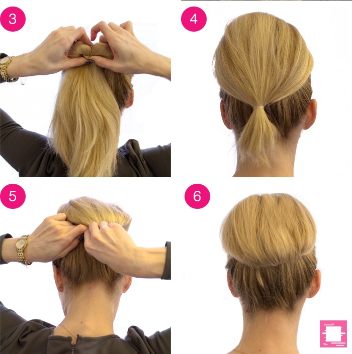 How Get Reverse Topsy Tail Bun