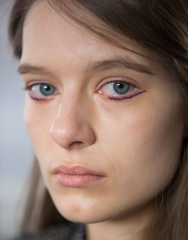 Nail Caviar as Eyeliner at Ohne Titel For NYFW