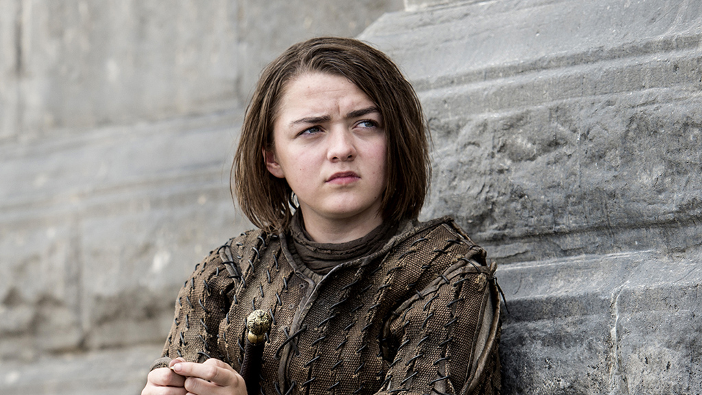 arya stark eyebrows