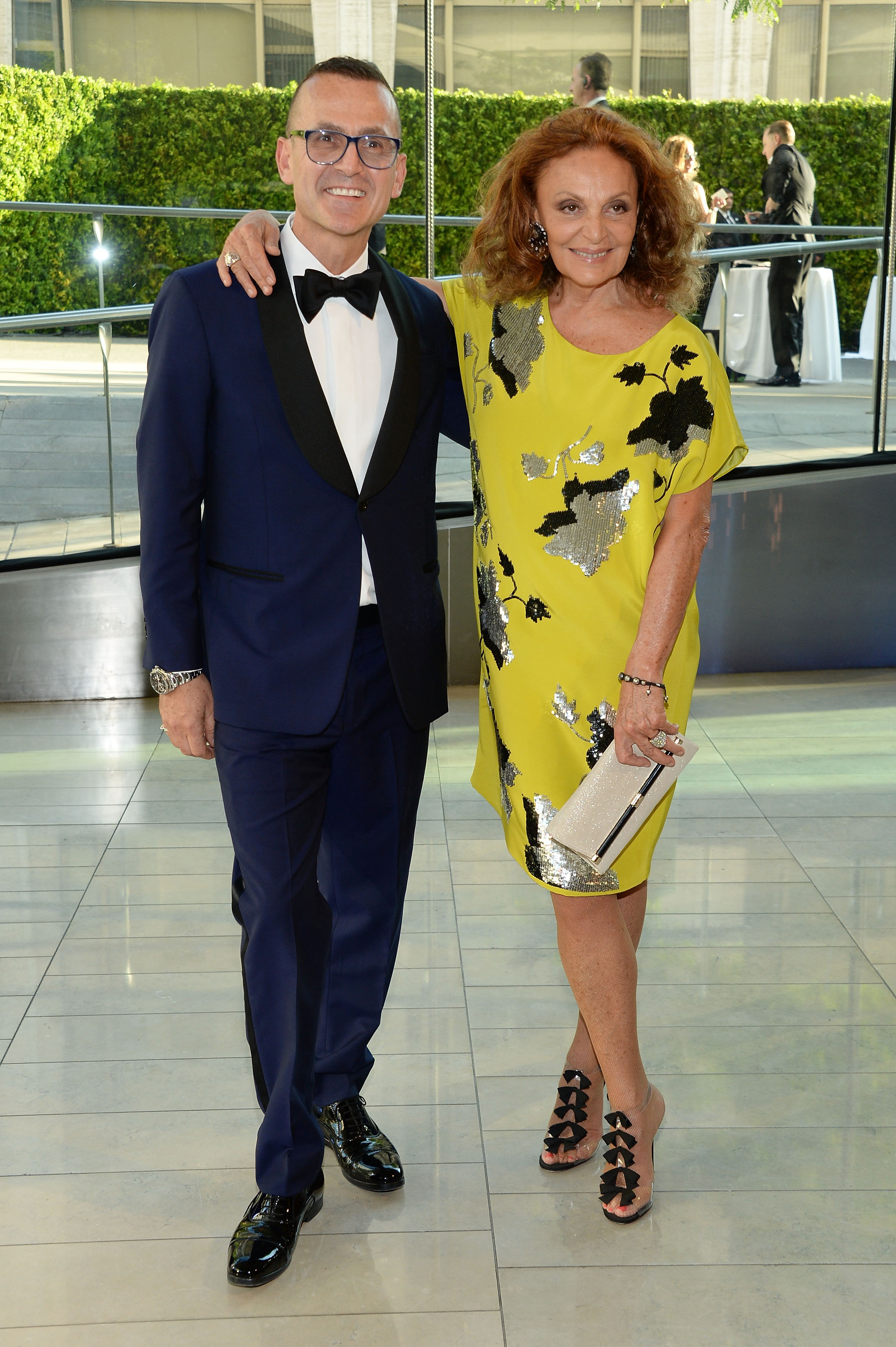 NEW YORK, NY - JUNE 02:  CFDA President Steven Kolb and designer Diane Von Furstenberg attend the 2014 CFDA fashion awards at Alice Tully Hall, Lincoln Center on June 2, 2014 in New York City.  (Photo by Larry Busacca/Getty Images)