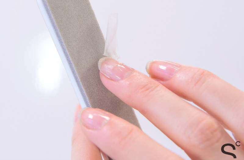 tea bag nail repair