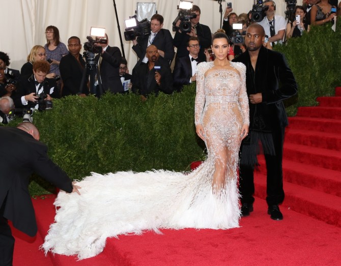 'China: Through The Looking Glass' Costume Institute Benefit Gala at the Metropolitan Museum of Art - Arrivals Featuring: Kim Kardashian, Kanye West Where: New York, New York, United States When: 04 May 2015 Credit: Andres Otero/WENN.com