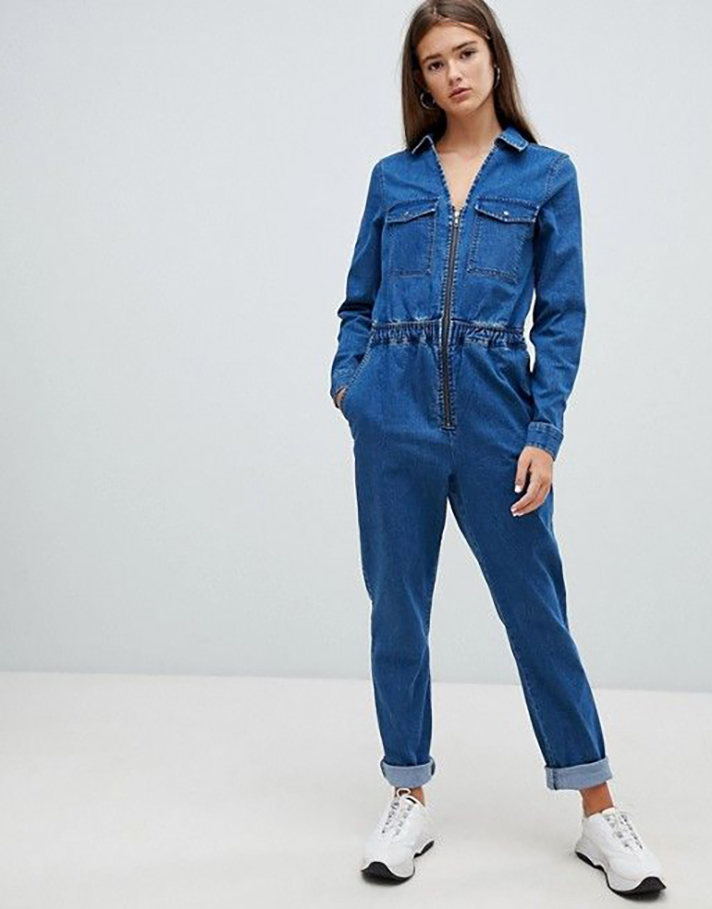STYLECASTER | Denim Jumpsuits Are a Delightful Addition to Any Summer Wardrobe