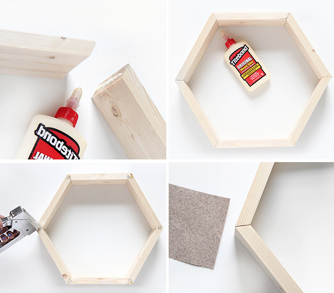 i spy diy hex shelves step 2
