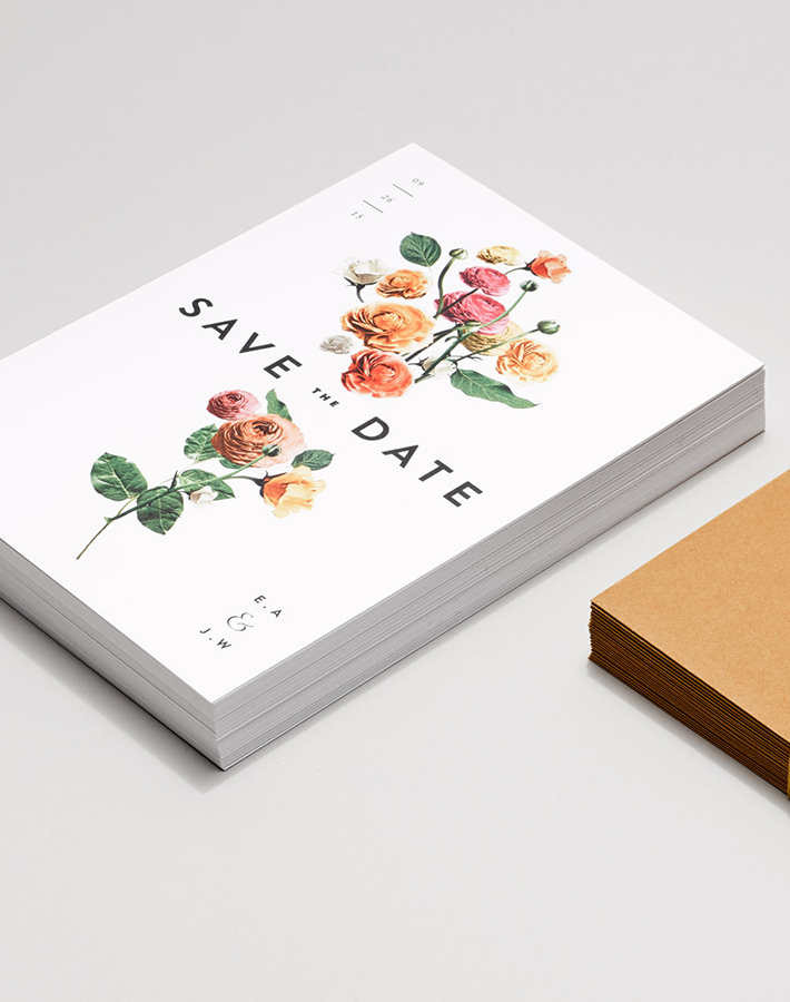 minimal wedding invitations