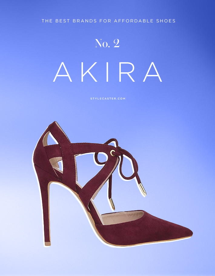Akira Cutout Pointed Toe Pumps, $39.90; at Akira