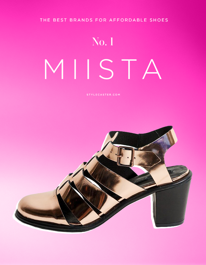 Miista Lynn Rose Gold Sandals, $175; at Koshka