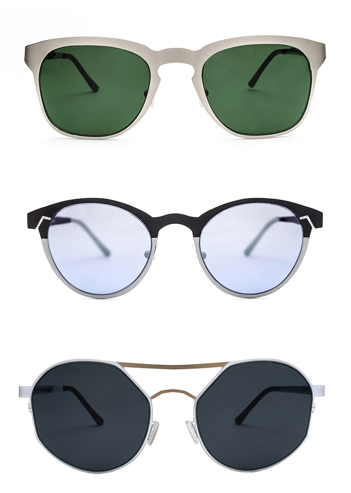 Quattrocento Office Spark Sunglasses, $128; at Quattrocento / Quattrocento Twiggy Round Sunglasses, $128; at Quattrocento / Quattrocento Pilot One, $134; at Wolf & Badger