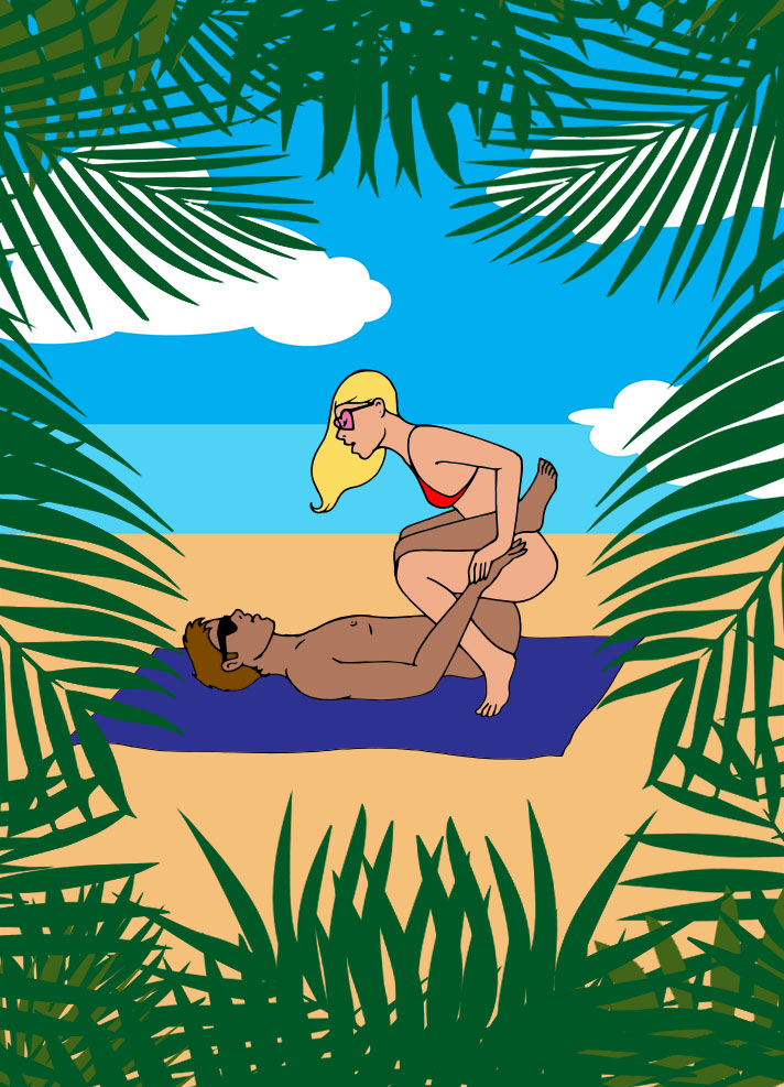 STYLECASTER | Beach Sex Positions