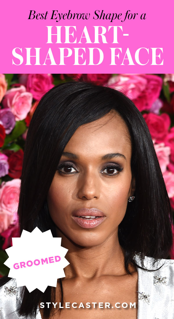 Best Eyebrow Shape for Heart-Shaped Face | STYLECASTER | Larry Busacca/Getty Images