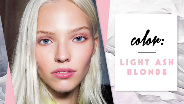 STYLECASTER | Simple Hair Color Chart for Every Shade | Light Ash Blonde