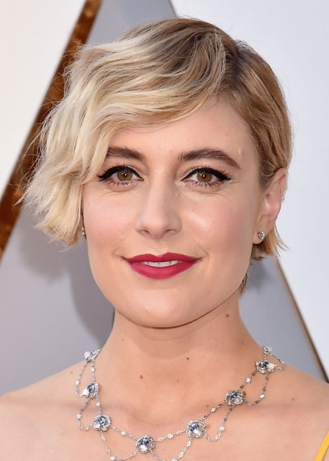Gret Gerwig at the 2018 Oscars