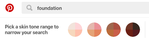 Pinterest Inclusive Search Feature