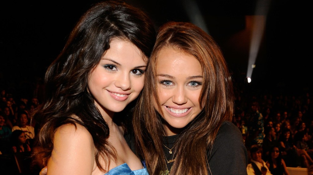 Selena Gomez and Miley Cyrus