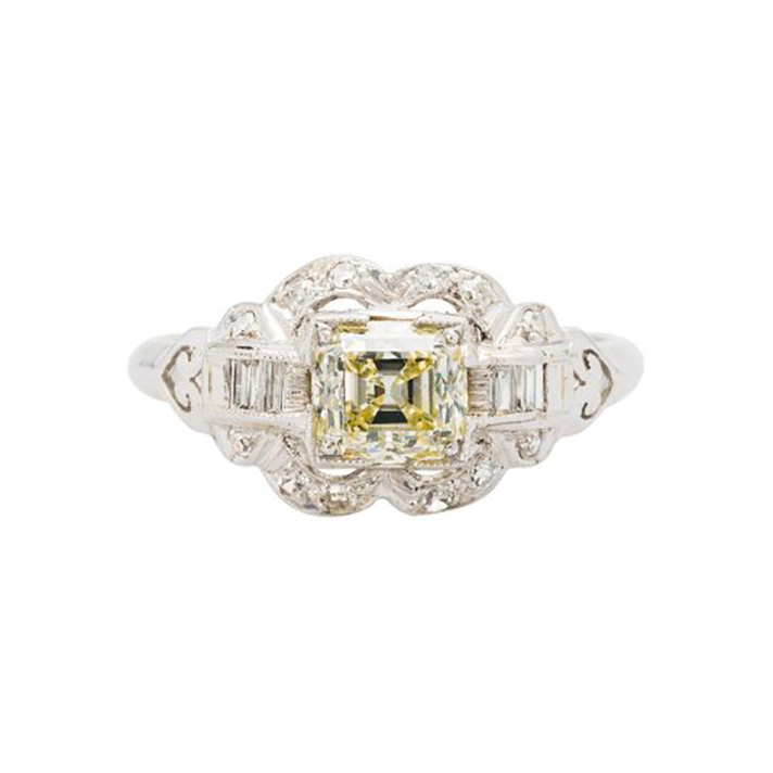 STYLECASTER | 57 Art Deco Engagement Rings So Stunning They Belong in Museums