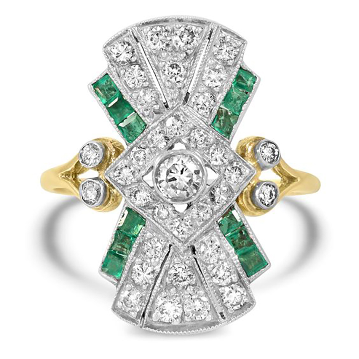STYLECASTER | 57 Art Deco Engagement Rings So Stunning They Belong in Museums