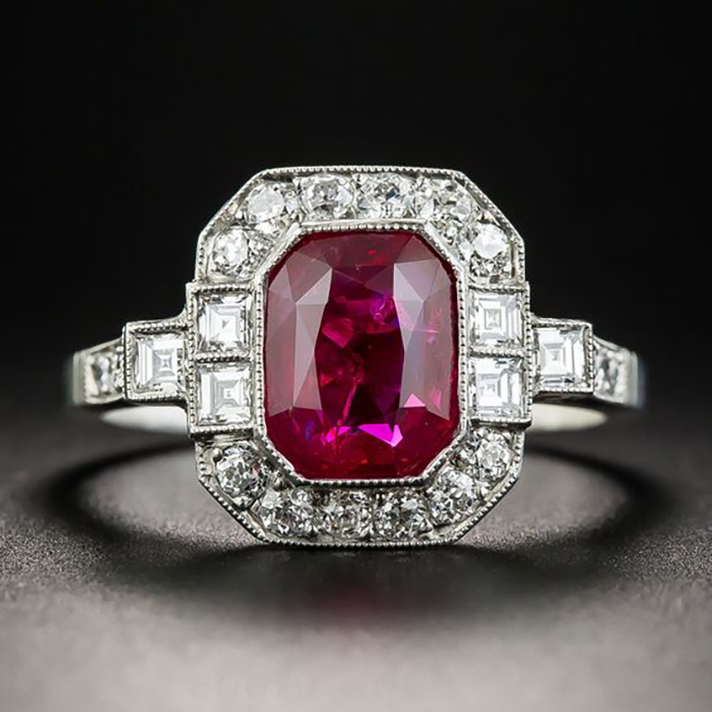 STYLECASTER | 57 Art Deco Engagement Rings So Stunning They Belong in Museums