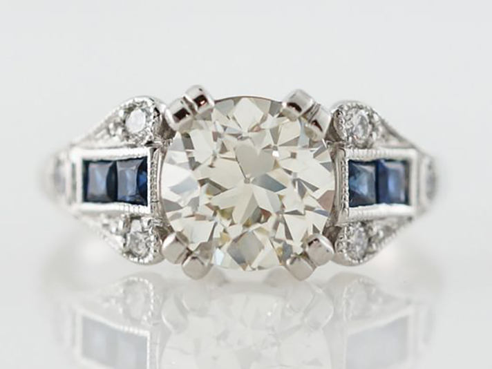 STYLECASTER | 57 Art Deco Engagement Rings So Stunning They Belong in Museums