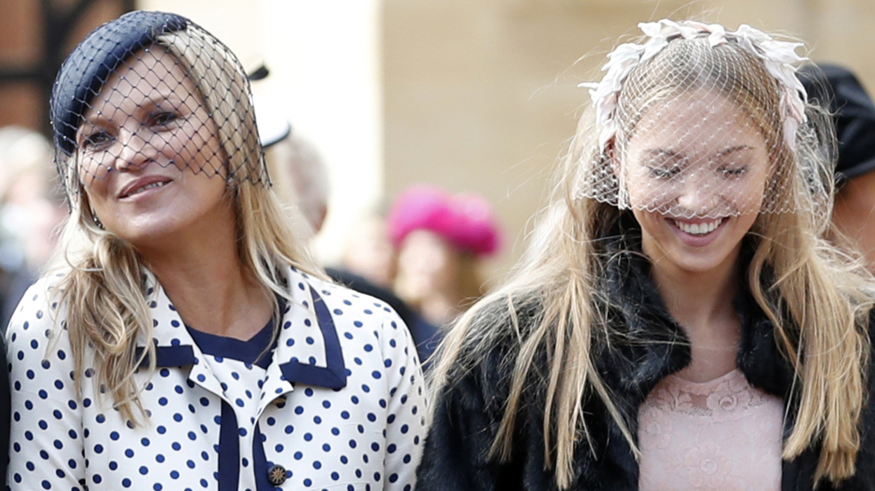 Kate and Lila Grace Moss