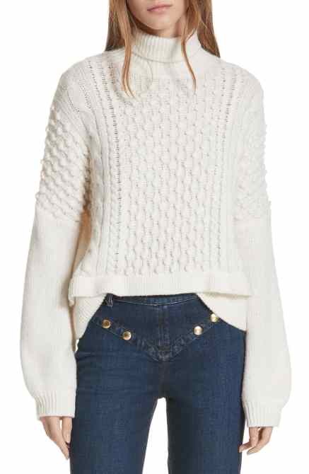 STYLECASTER | Popcorn Sweaters Are Here to Make Your Cold-Weather Wardrobe Even Cozier