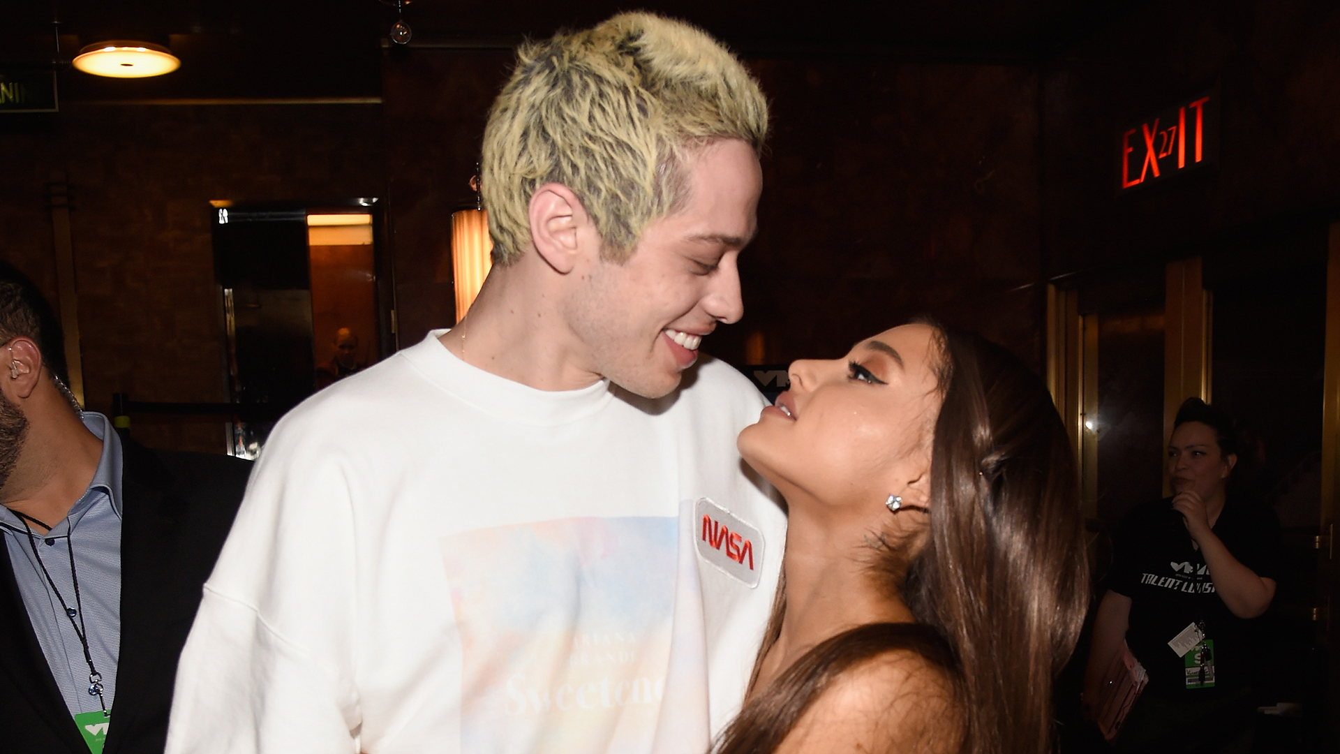 Ariana Grande and Pete Davidson