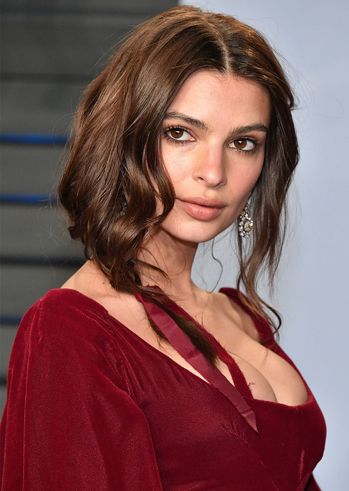 STYLECASTER | Celebs in Hair Ribbons | Emily Ratajkowski