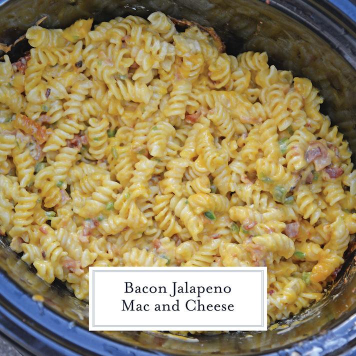 STYLECASTER | 17 Slow-Cooker Mac and Cheese Recipes That Are Total Game-Changers | Bacon Jalapeño Mac and Cheese