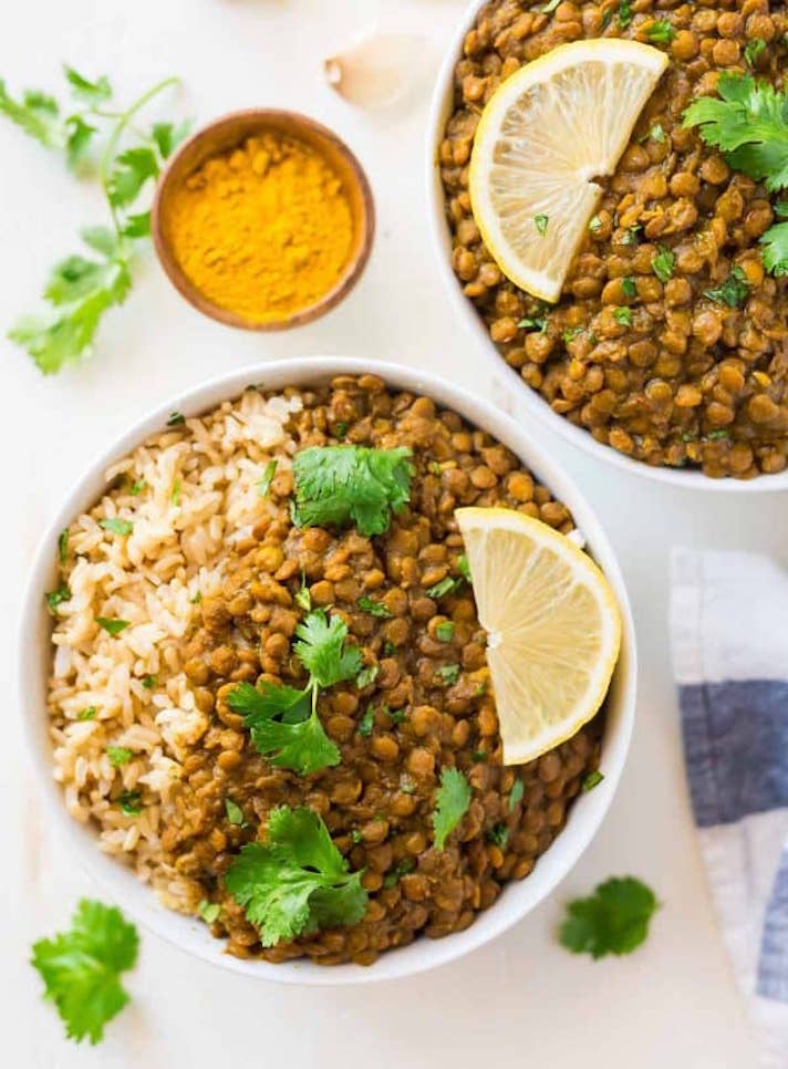 STYLECASTER | 17 Plant-Based Instant Pot Recipes for Meatless Mondays | Lentil Curry