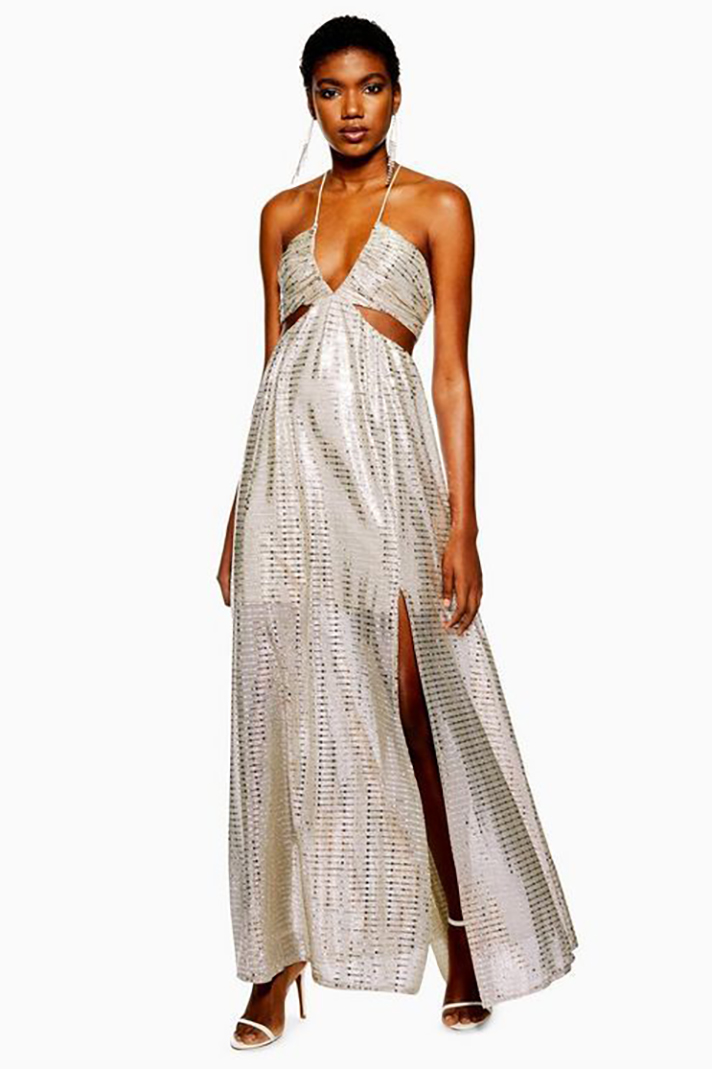 STYLECASTER | Silver Bridesmaid Dresses That Are Equal Parts Shimmery and Sleek