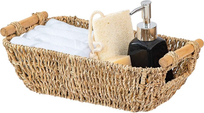 Artera Small Wicker Basket Amazon