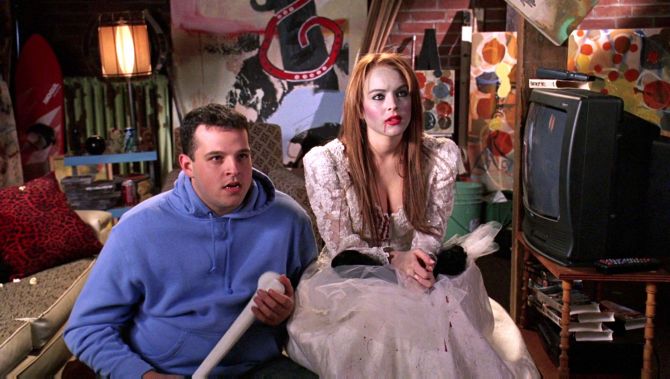 Daniel Franzese and Lindsay Lohan in Mean Girls