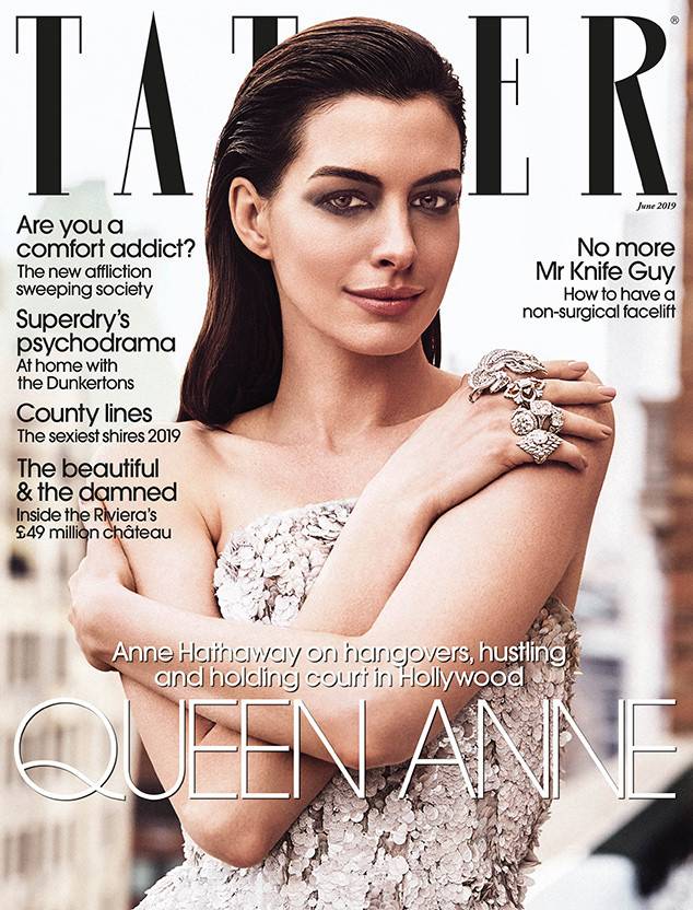 Tatler cover Anne Hathaway