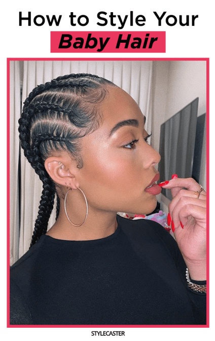 STYLECASTER | baby hair | how to style baby hair | baby hair edges | tame baby hair