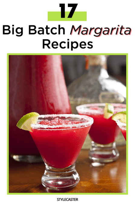 STYLECASTER | margarita recipes | easy margarita recipes | margarita pitcher recipes | big batch margarita recipes