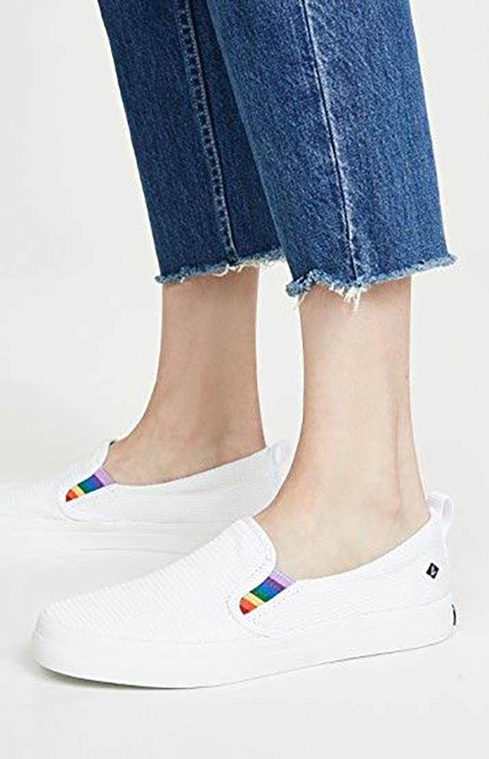 STYLECASTER | Dainty White Sneakers You Could Definitely Wear Under Your Bridal Gown