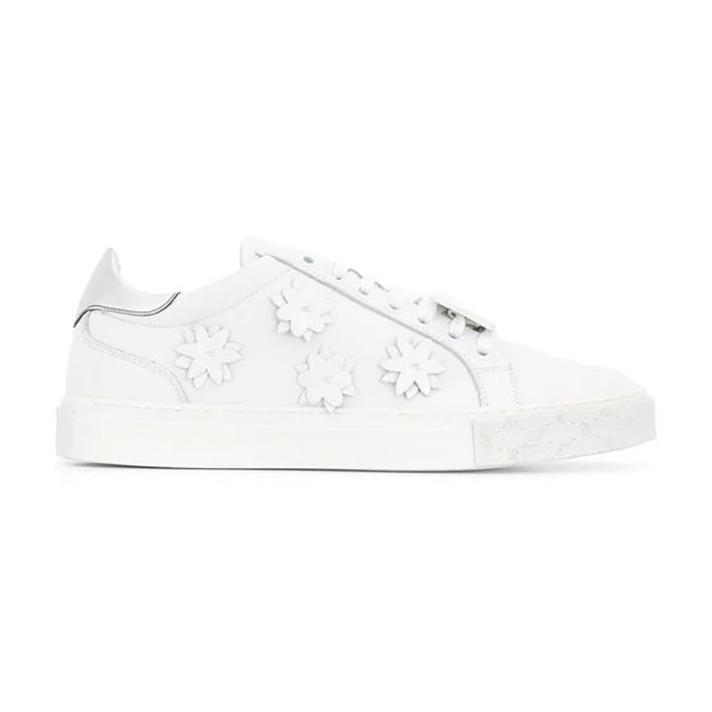 STYLECASTER | Dainty White Sneakers You Could Definitely Wear Under Your Bridal Gown