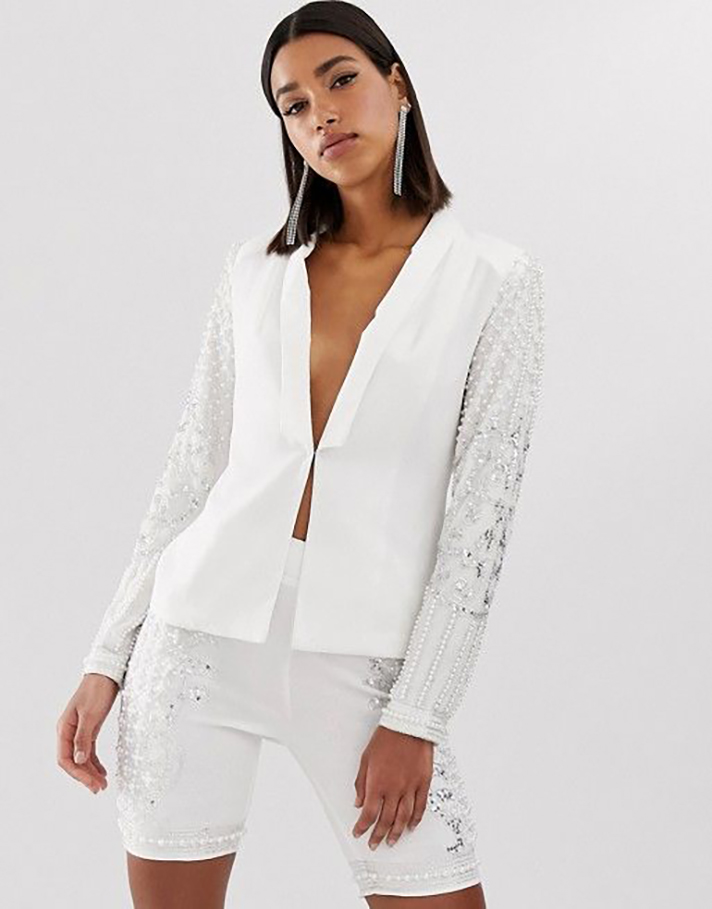 STYLECASTER | Bridal Power Suits Fit for Any City Hall Wedding