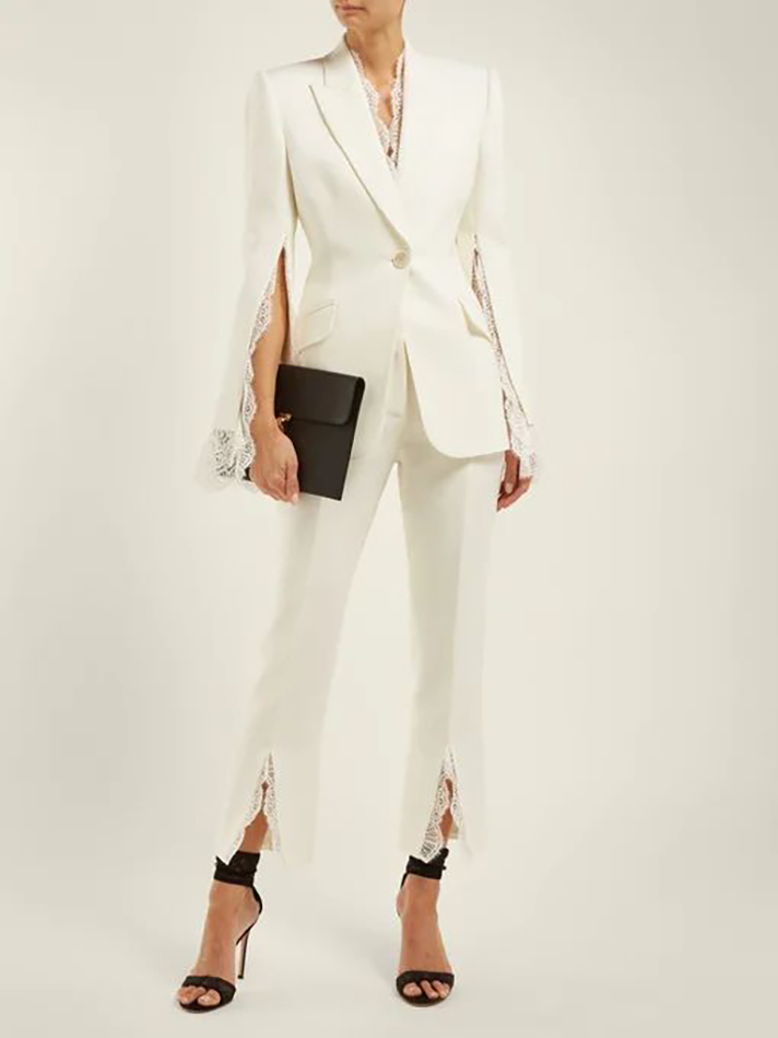 STYLECASTER | Bridal Power Suits Fit for Any City Hall Wedding