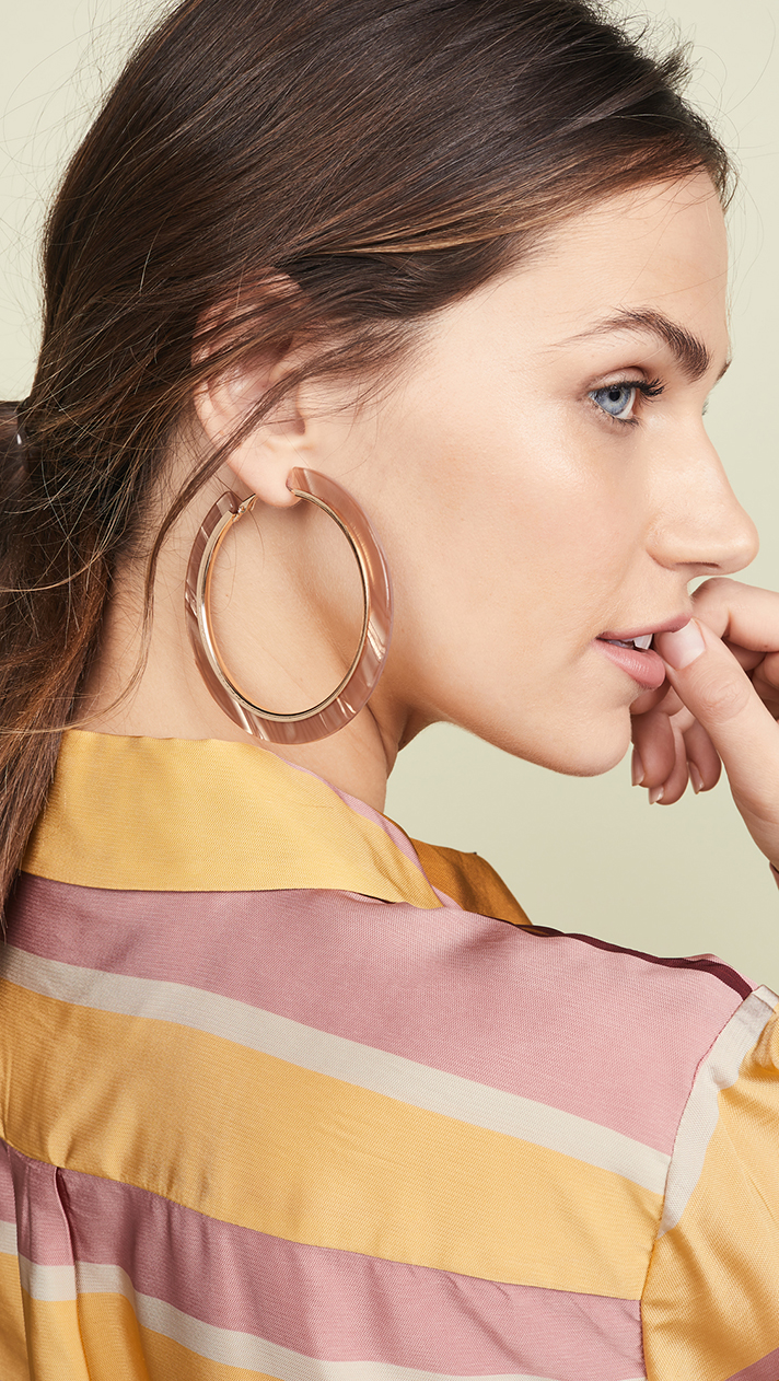 STYLECASTER | Hoop Earrings So Truly Massive You Could Probably Fit Your Head Through Them