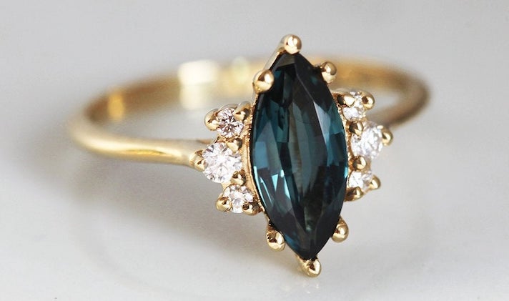 STYLECASTER | Sapphire Engagement Rings So Pretty You'll Forget Diamonds Exist