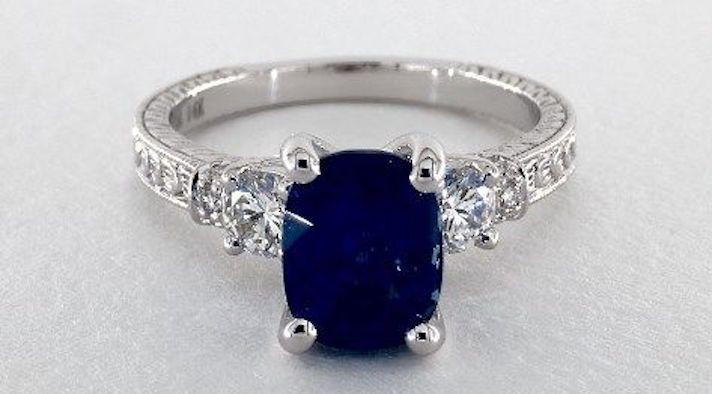STYLECASTER | Sapphire Engagement Rings So Pretty You'll Forget Diamonds Exist