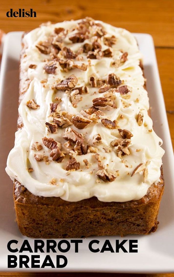 STYLECASTER | Easy Quick Breads That You Really Can't Mess Up | Carrot Cake Bread