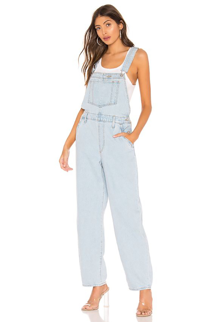 STYLECASTER | Long Denim Overalls Are a Romantic Addition to Any Fall Wardrobe