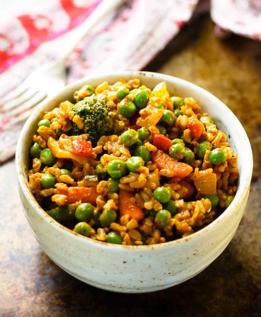 STYLECASTER | curried veggie brown rice bowl